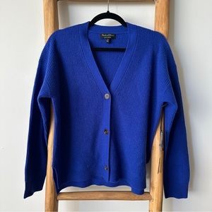 Michael Stars Blue V-Neck Sweater